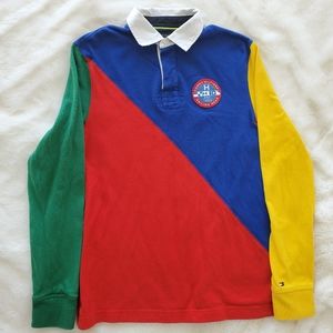 TOMMY HILFIGER MEN'S LONGSLEEVE POLO SHIRT